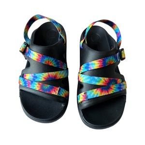 Chaco Chillos Sport Tie Dye Sandals Kids 6